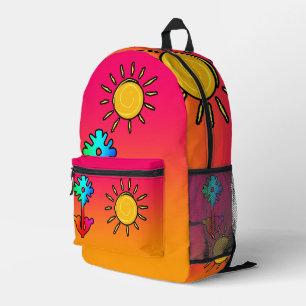 Kinder Kids Regenboog Bedrukte Rugzak