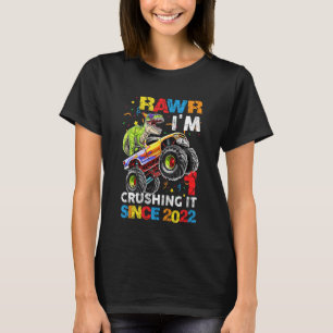 Kinder Kinder TRex Dinosaurus Monster Truck 1e Ver T-shirt