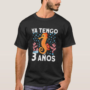 Kinder kinderen 3-jarige zeebaars Dino ik al T-shirt