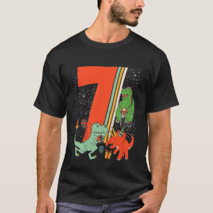 Kinder Kinderen 7 jaar met Dino en Dinos T-shirt