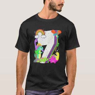 Kinder Kinderen 7 jaar met Dino en Dinos T-shirt