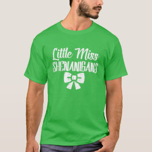 Kinder Kinderen Kleine mevrouw Shenanigans Cute St T-shirt