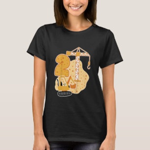 Kinder Kinderen Verjaardag 2e Verjaardag Digger Cr T-shirt