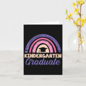 Kinder Kindergarten Afstuderen Afgelopen dag schoo Kaart (Gele Bloem)