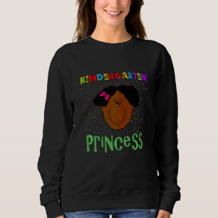 Kinder Kindergarten Princess Black Girl Magic Brow Trui