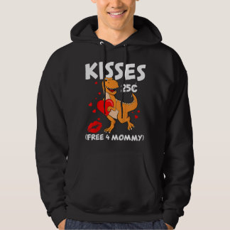 Kinder Kisses 25 cent Toddler Boy T-rex Son Dinosa Hoodie