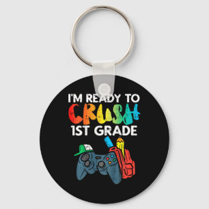 Kinder klaar om 1e klas eerste video gamer Fi te v Sleutelhanger