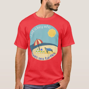 Kinder klauw alleen maar een jongen die van de Zee T-shirt