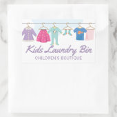 Kinder kledingwinkel Boutique Sticker (Tas)