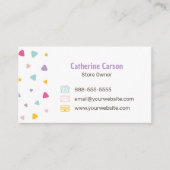 Kinder kledingwinkel Visitekaartje (Voorkant)