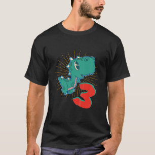 Kinder kleine dinosaurus voor 3 jaar, Dinosaur, Di T-shirt
