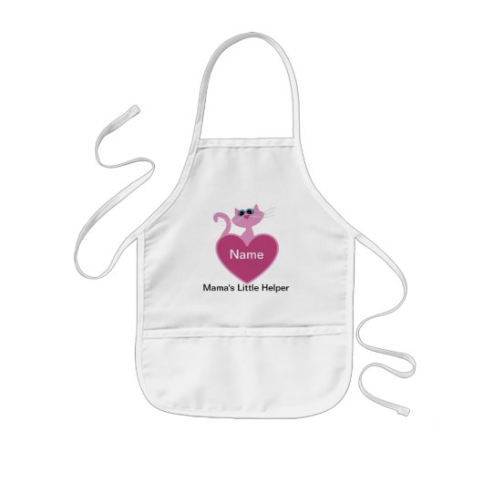 Kinder Kleine Helper Apron Schort (Voorkant)