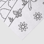 Kinder kleur me Unicorn regenboog Tissuepapier (Detail)