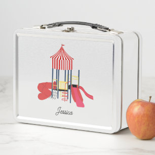 Kinder Kleurrijke Speelplaats Aangepaste Naam