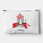 Kinder Kleurrijke Speeltuin Custom Name School Etui (Achterkant)