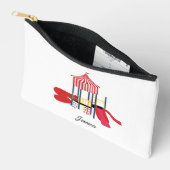 Kinder Kleurrijke Speeltuin Custom Name School Etui (Open)