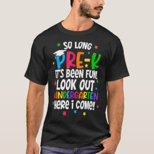 Kinder kleuterkleuter hier kom ik prek t-shirt