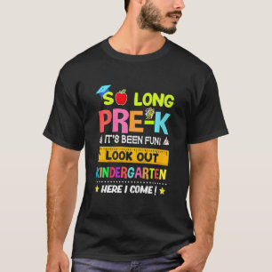 Kinder kleuterkleuter hier kom ik prek t-shirt