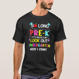 Kinder kleuterkleuter hier kom ik prek t-shirt