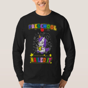 Kinder kleuterschool genageld het kleuterschool Pr T-shirt