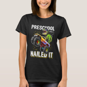Kinder kleuterschool genageld It Rex Dinosaurus Mo T-shirt