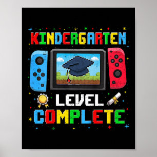 Kinder kleuterschool: laatste dag van de Schoo Poster