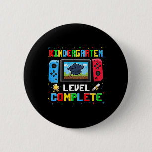 Kinder kleuterschool: laatste dag van de Schoo Ronde Button 5,7 Cm