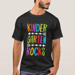 Kinder kleuterschool Rocks Preschooler Terug naar T-shirt