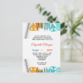 kinder kleuterschool van het moderne afstuderen briefkaart