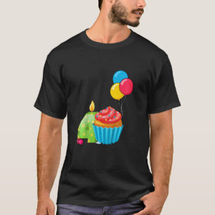 Kinder koekjes 4e verjaardag vierde 4 jaar oude da t-shirt