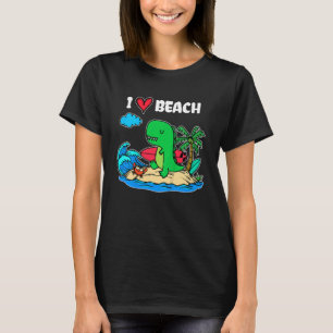 Kinder kool Statement Dinosaur Kinder Surfende Ani T-shirt