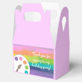 Kinder kunstpartij gunstboxen bedankdoosjes (Geopend)