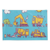 Kinder Kussensloop met bouwthema (Achterkant-Rechts)