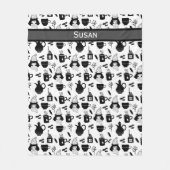 Kinder kutwarmen van thee-cacao warme chocolade-Mo Fleece Deken (Voorkant)