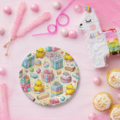 Kinder Lachende Duckling Verjaardagsfeest Borden Papieren Bordje (Feest)