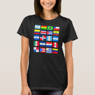 Kinder Latijns-Amerikaanse vlaggen Latino Hispanic T-shirt