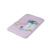 Kinder lavender Glitter Mermaid Bath Mat (Gekanteld)