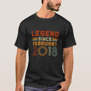 Kinder leggende sinds februari 2018 jongens meisje t-shirt