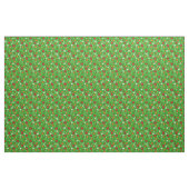 Kinder Leuk Groene en Rode Kerstmis Elf Patterned Stof (Yard (91,4 cm))