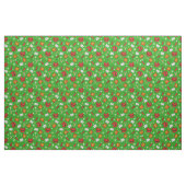 Kinder Leuk Groene en Rode Kerstmis Elf Patterned Stof (Fat Quarter)