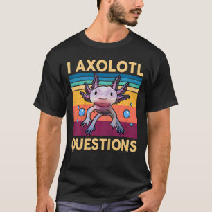 Kinder Leuke Axolotl I Axolotl Vragen Blauwe Salam T-shirt