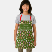 Kinder Leuke Kerst Cookie Elf Schort (Insitu)