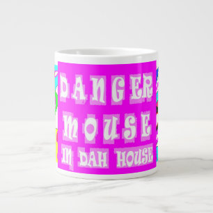 Kinder leuke kleurrijke designdieren extra grote beker