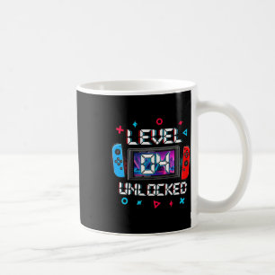 Kinder Level 4 ontgrendelde gamer 4e verjaardag ca Koffiemok