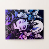 Kinder levendige mix van fantasie en anime kunst legpuzzel (Horizontaal)