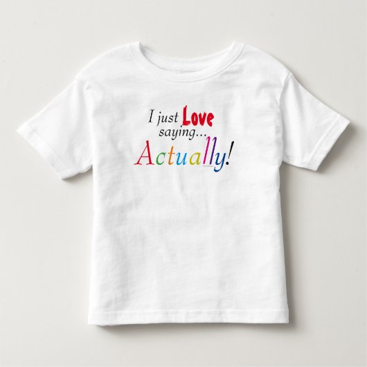 Kinder liefde eigenlijk Gezegde leuk Shirt (Voorkant)