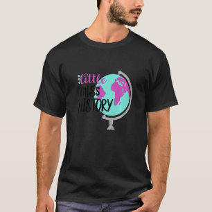 Kinder Lil Miss Geschiedenis Schattigee Geschieden T-shirt