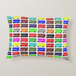 Kinder Londense bus Art/Design Fabric (Pillow) Accent Kussen