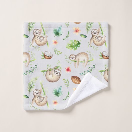 Kinder luie luiaard bad handdoek (Wasdoekje)