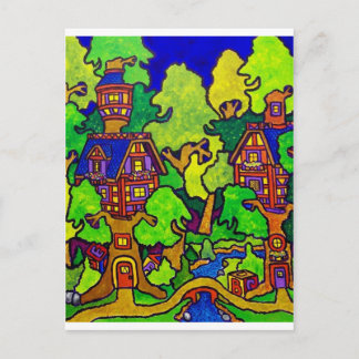 Kinder Magic Treehouse Briefkaart